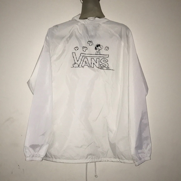 All White Vans X Peanuts Snoopy 